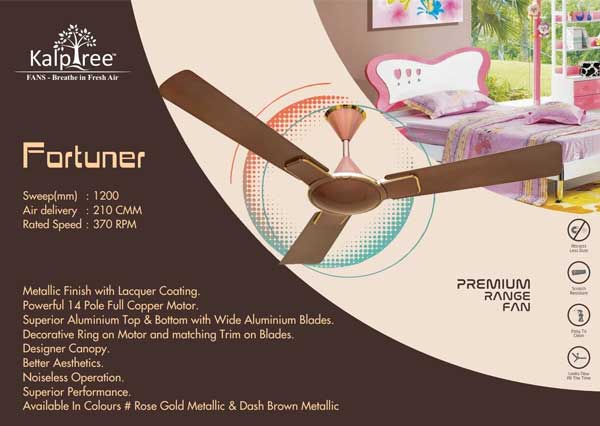 Fortuner Ceiling Fan Manufacturers in India