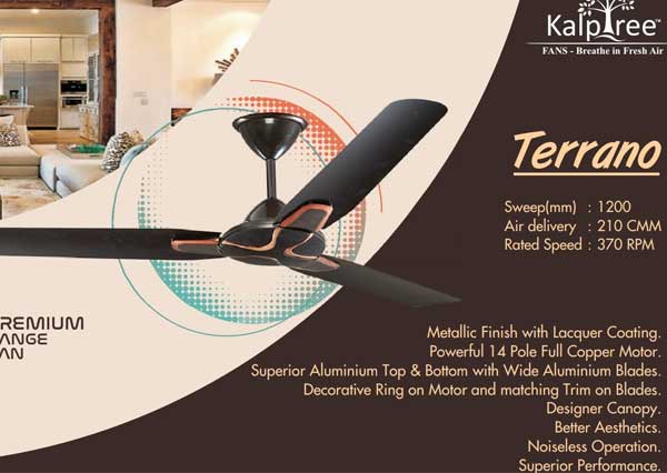 Terrano Ceiling Fan Manufacturers in India